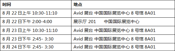 本次Avid参展BIRTV2012，基于资产的工作流程